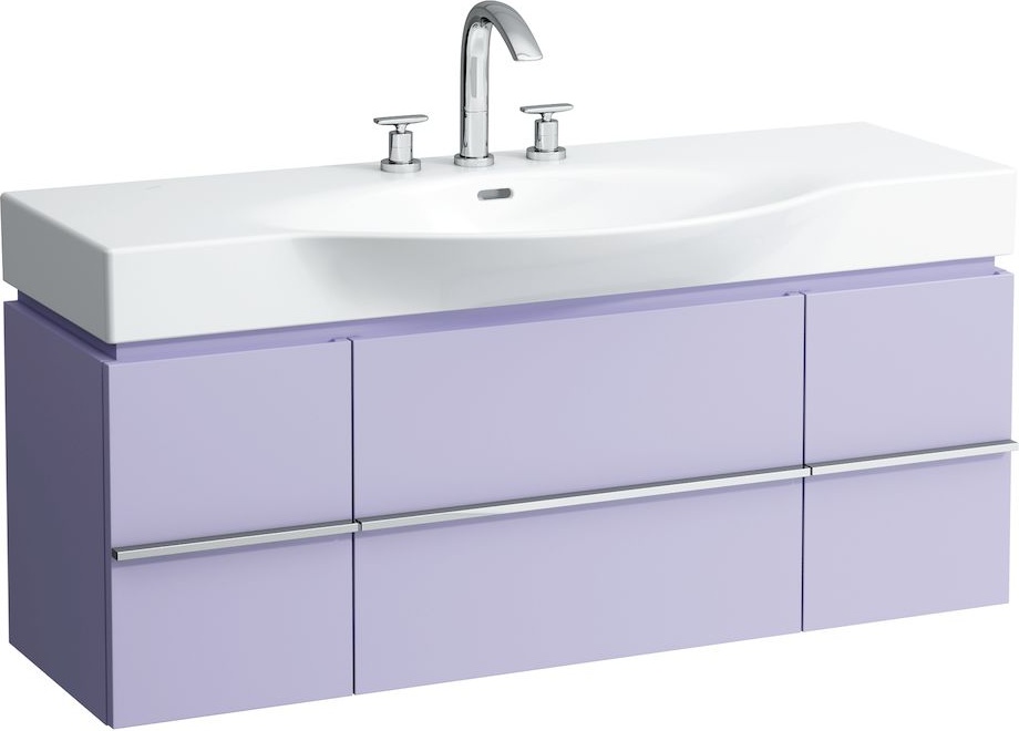 H4013020754631 Шкафчик под раковину, для раковин 811704, 812704, 2 выдвижных ящика с 2 дверцами, 2 стеклянные полки LAUFEN PRO - Вид №29