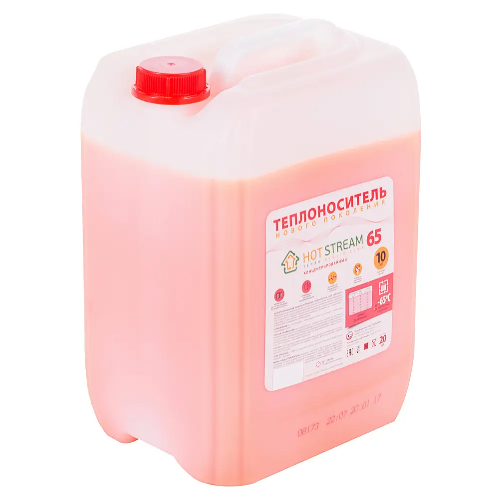 Теплоноситель Hot Stream HS-010204-С -65°C 20 кг этиленгликоль концентрат STLM-2200281 - Вид №1