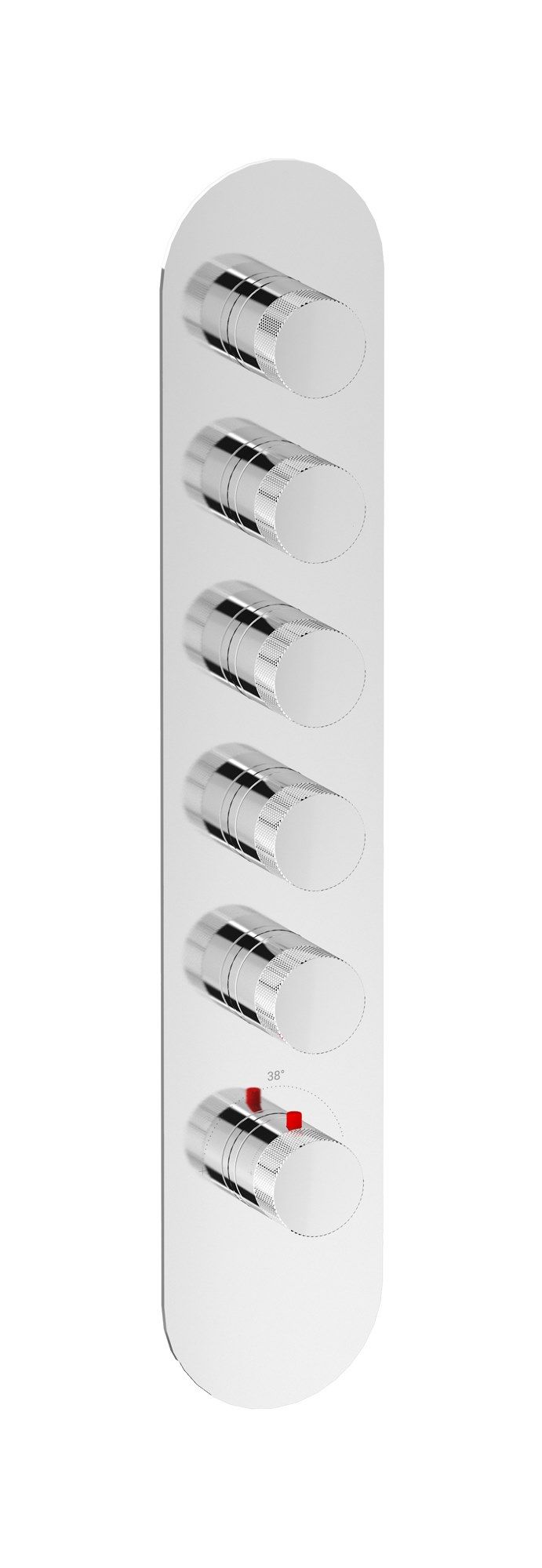 Термостатический смеситель для душа с 6 отверстиями IB Aqua ARCH-00142178 - Вид №2
