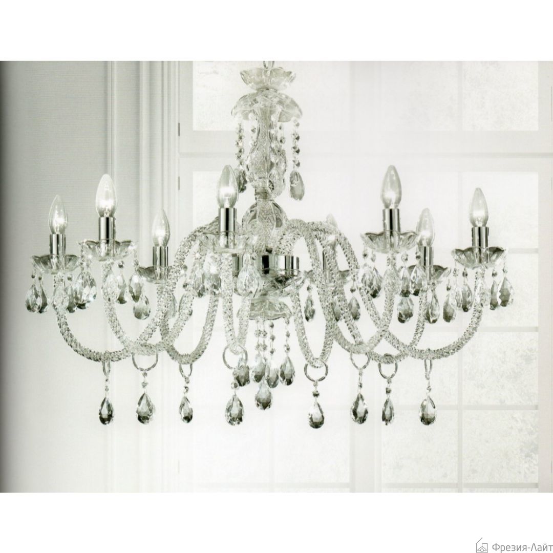 Masiero MILORD 8 T TR glass люстра подвесная 112401