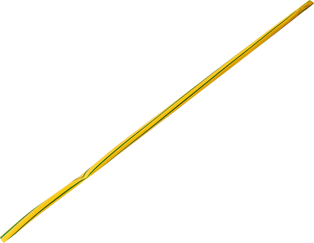 Термоусадочная трубка SKYBEAM для защиты проводов 6/3 мм желто-зеленая 82496397