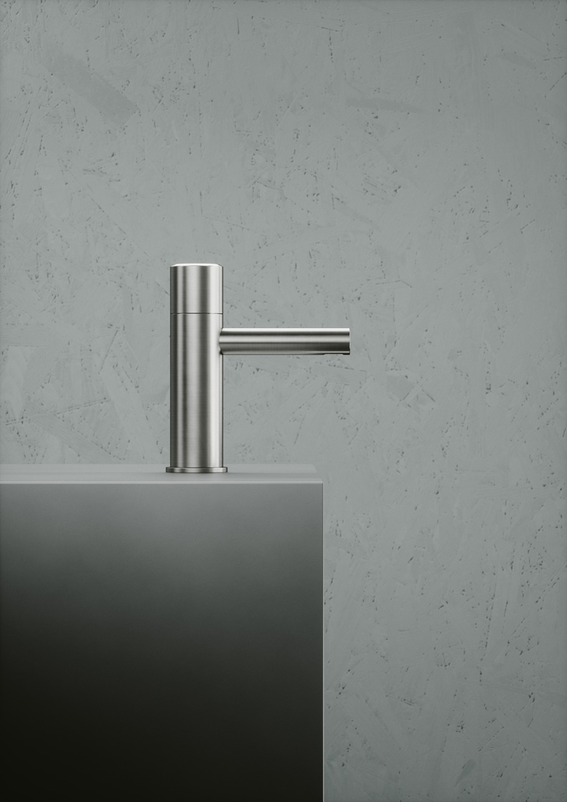 Стерео. 16 01. Смеситель для умывальника Quadrodesign Stereo - Вид №2