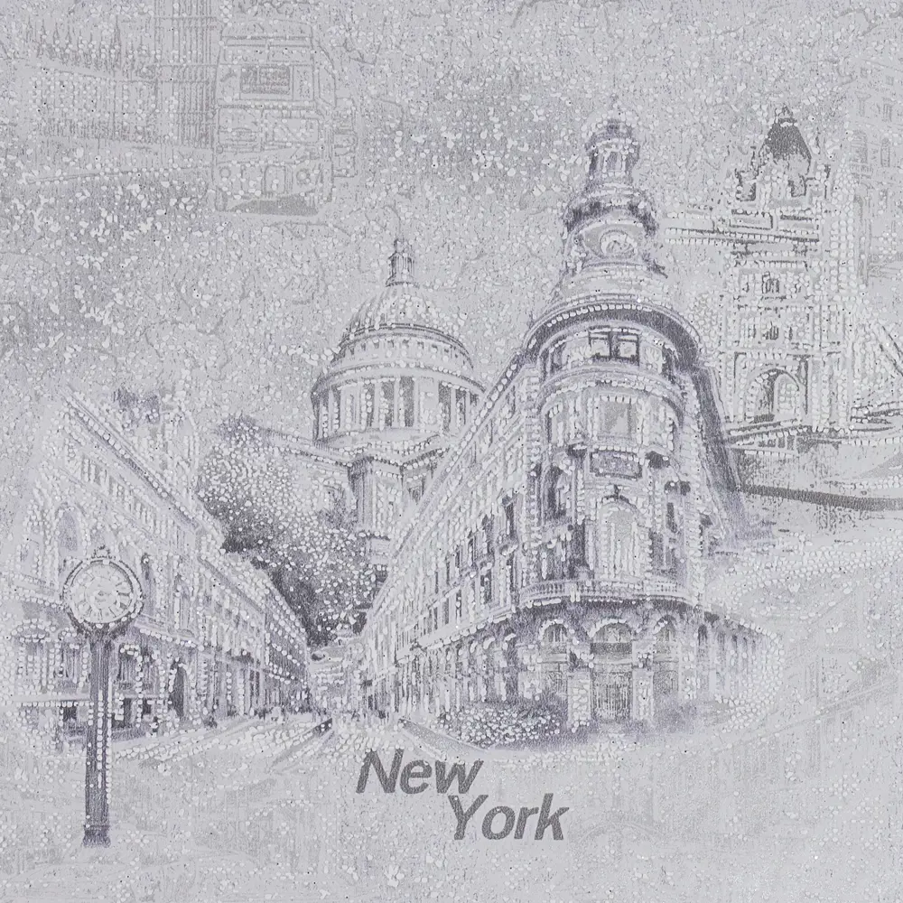 Обои бумажные Тревел серые 0.53 м 345-06 Santreyd STLM-2060707 - Вид №1