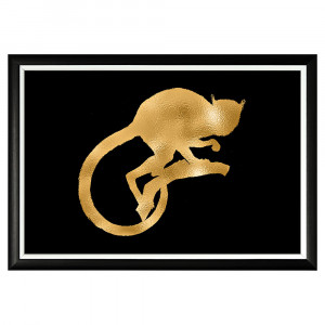 896523246_1818 Арт-постер «Золотая обезьяна» Object Desire