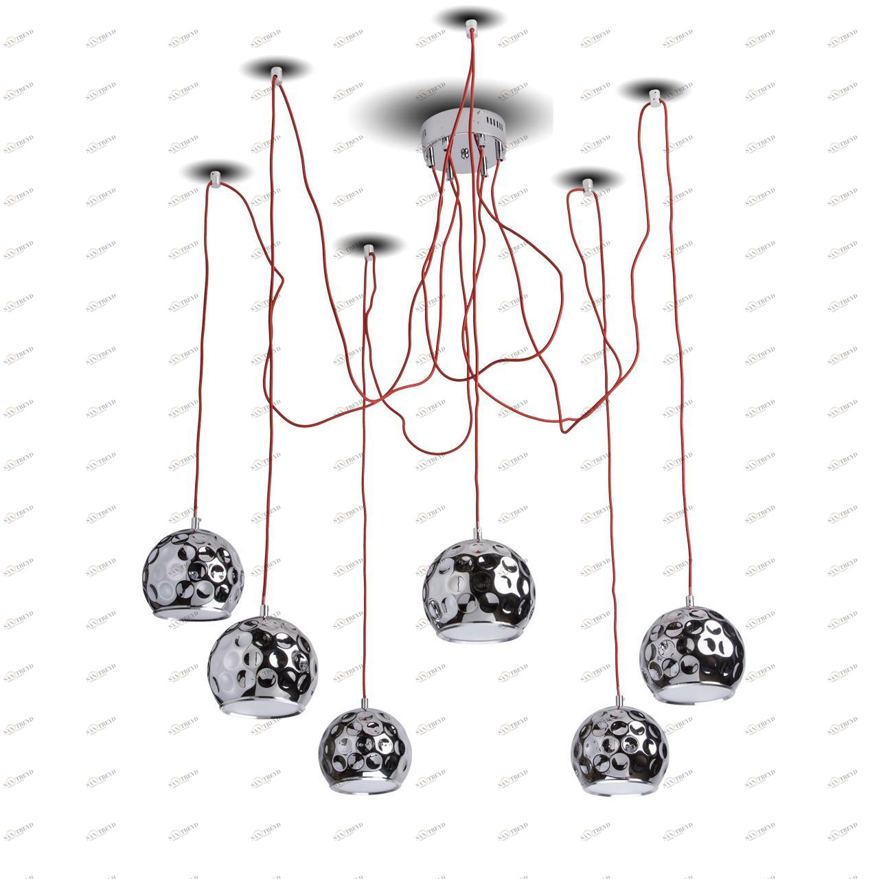 Подвесная люстра MW-Light Котбус 7 492014406 MW-LIGHT ДИЗАЙНЕРСКИЕ, КОТБУС 186796 Хром 
