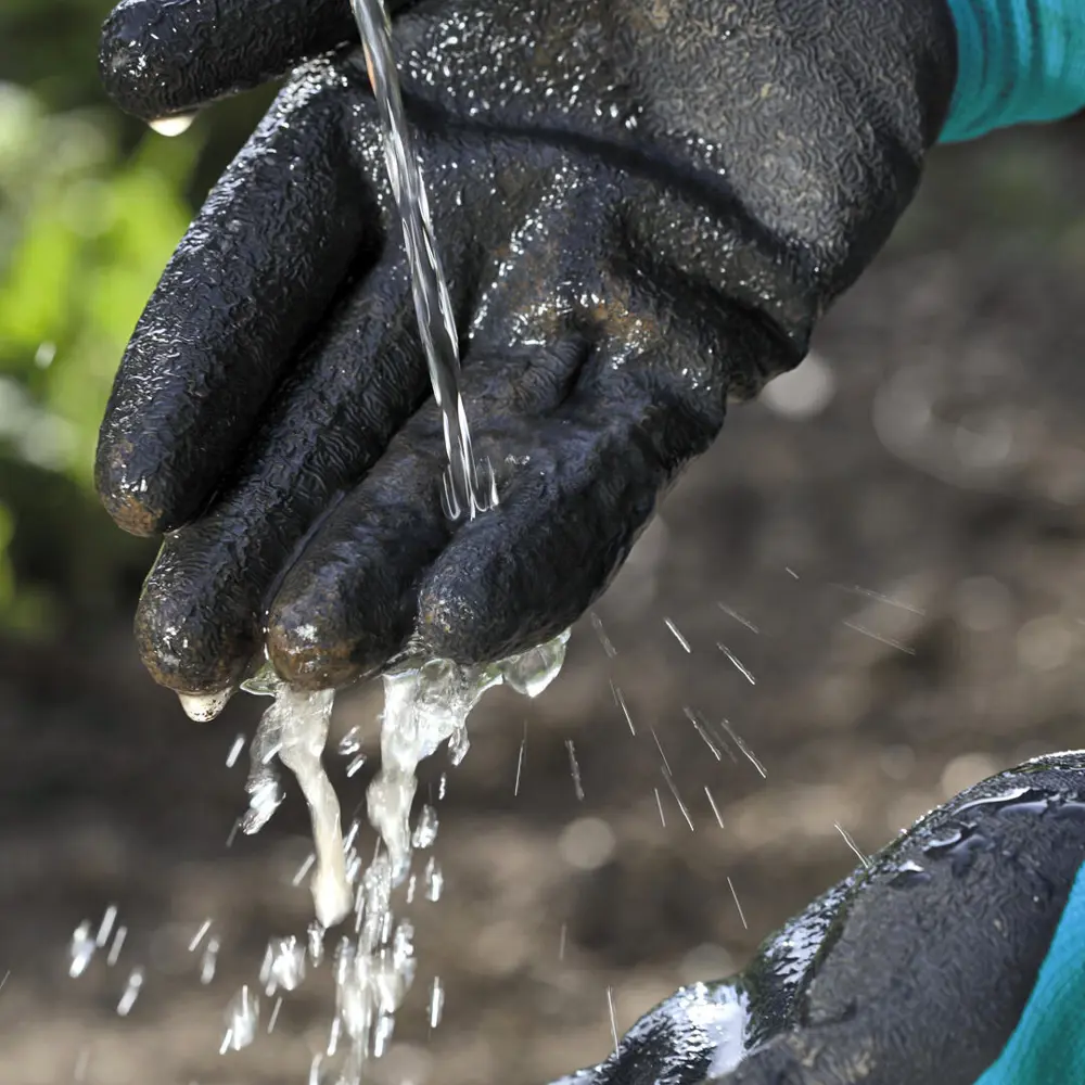 Перчатки нейлоновые с латексом Gardena размер 7 Santreyd STLM-2066197 - Вид №2