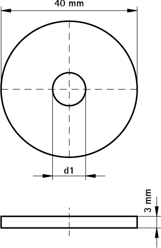 6533508 Монтажные профиля BIS Strut Шайбы монтаж в профиле Strut WALRAVEN  - Вид №1