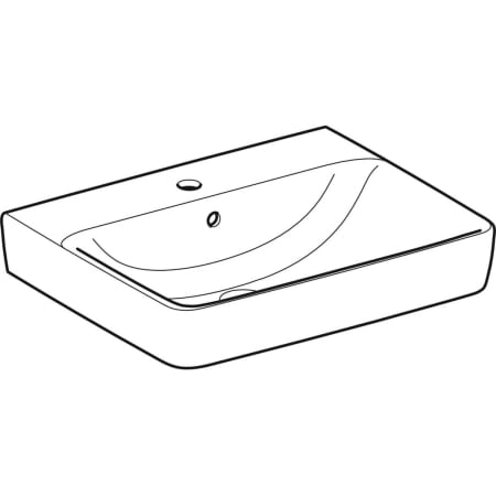 501.721.00.1 Накладная раковина Geberit Renova Plan Geberit  - Вид №14
