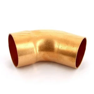 Угол однораструбный Hailiang ø28/90° мм медь