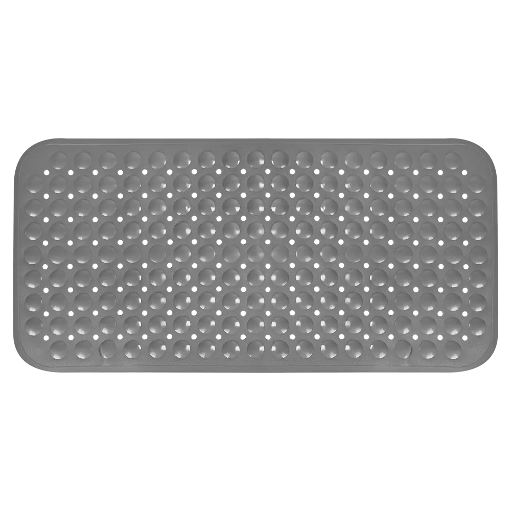 Коврик для ванной Vidage Hake противоскользящий 39x79 см цвет серый STLM-2211584