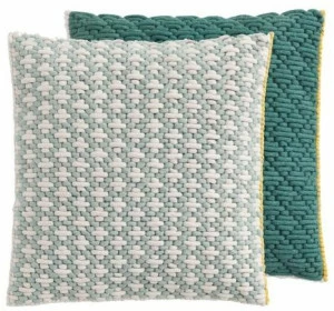 GAN Квадратная подушка ручной вышивки из ткани Silaï