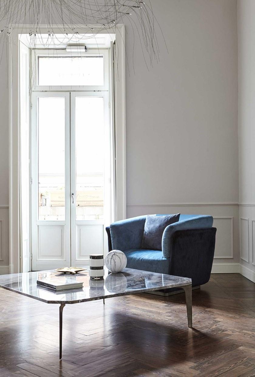 Capital Collection Низкий квадратный мраморный журнальный столик Eclectic sun-id-1351428 - Вид №6