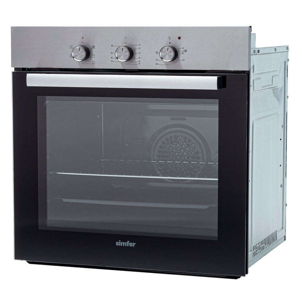 5341742 Электрический духовой шкаф Simfer B6EM16001 серебристый STDN-0131364 - Вид №2