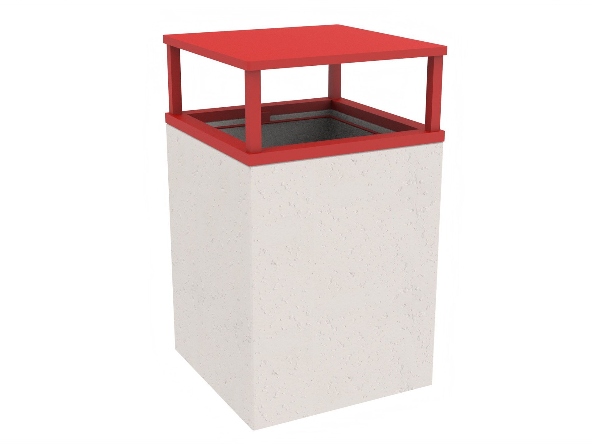 Бетонные стойки для мусора с крышкой Lazzari Афина ARCH-00133561 - Вид №4