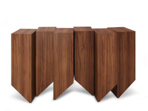 Консоль из черного шпона