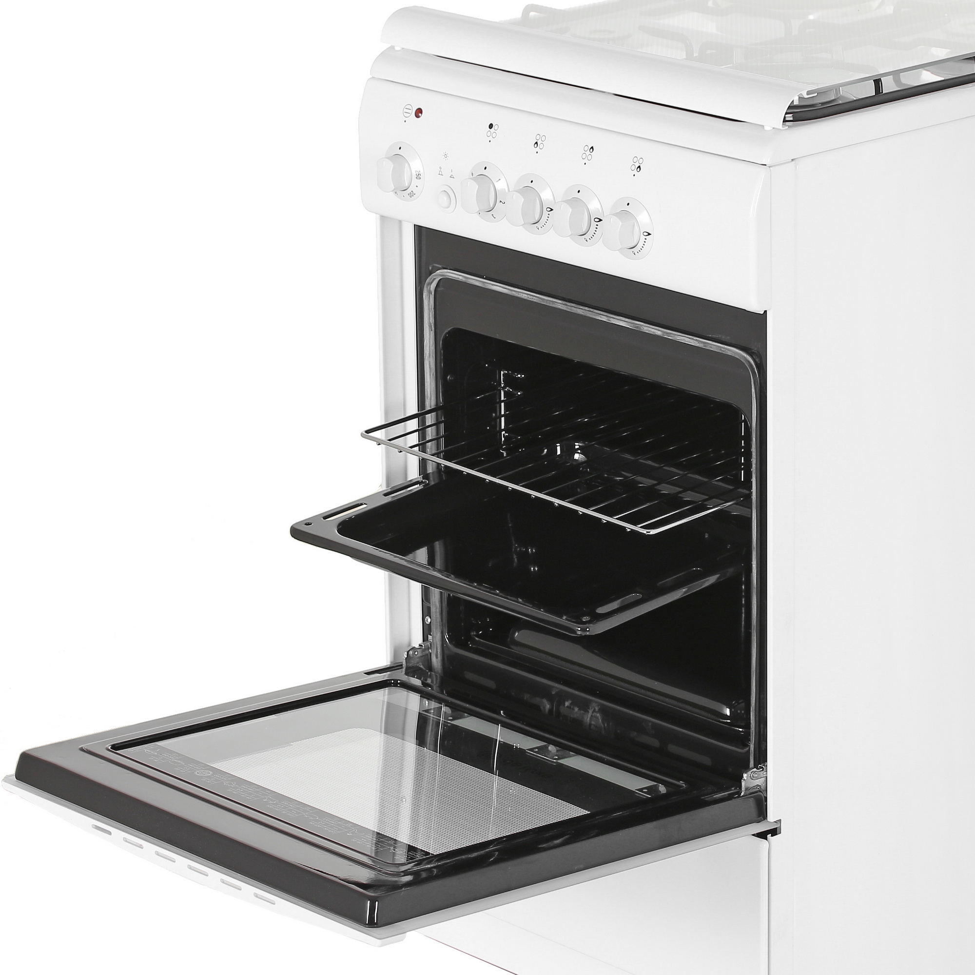 1185586 Комбинированная плита De Luxe 506031.01ГЭ (КР) белый STDN-0127392 - Вид №5