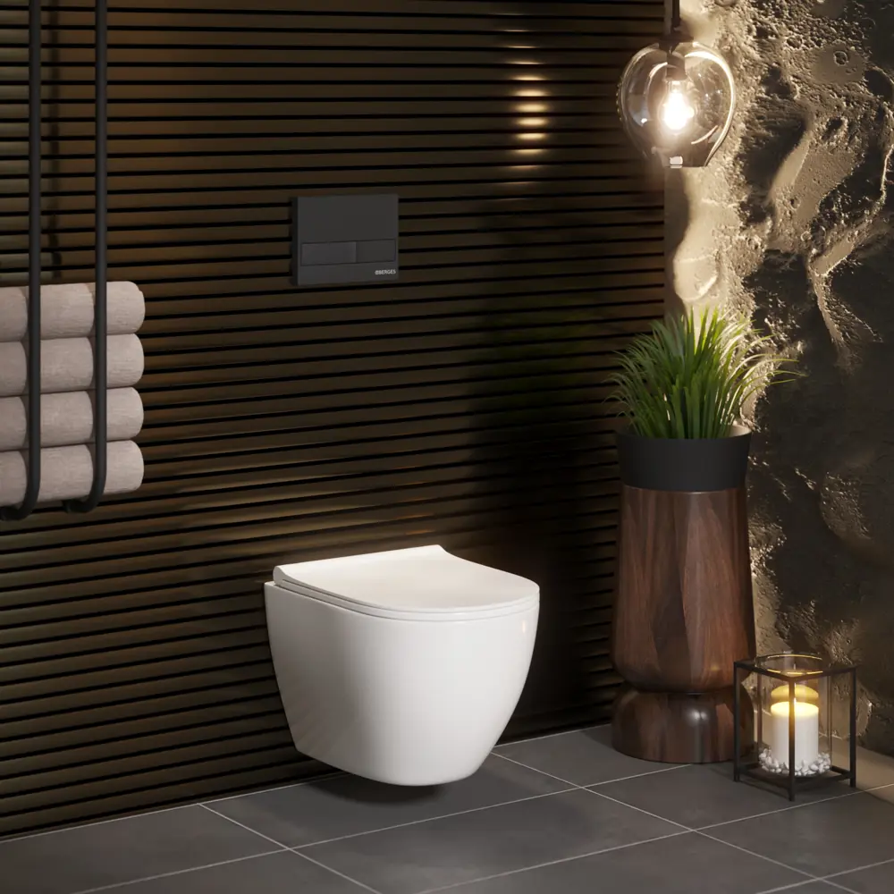 Комплект инсталляция с унитазом Berges Locus с кнопкой STLM-2058671 - Вид №3