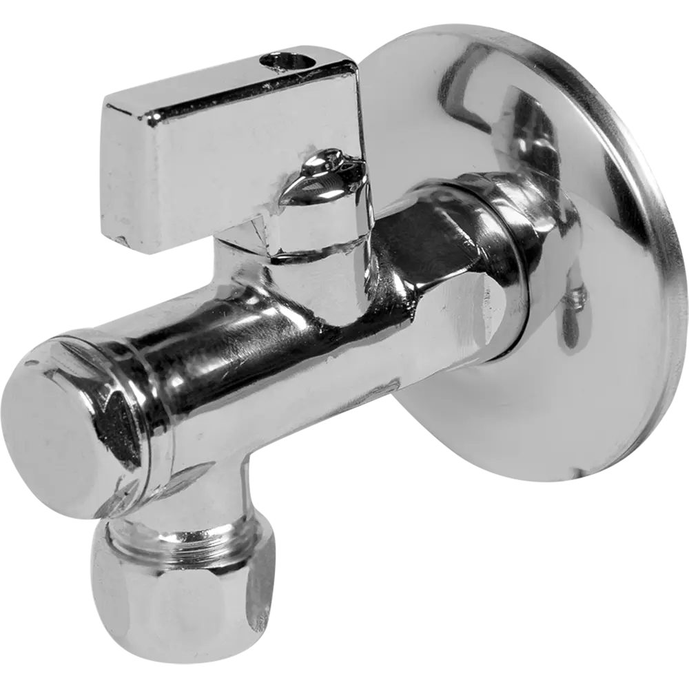 Угловой кран Valtec для смесителя с хромированным покрытием 17902502 STLM-0808581