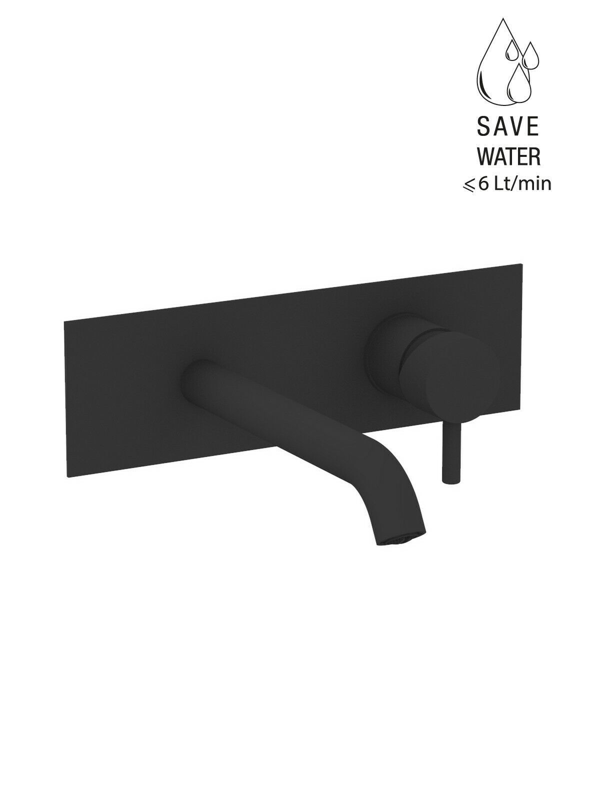 Настенный однорычажный смеситель для раковины с ограничителем расхода Rubinetterie Frattini Pepe XL ARCH-00076573 - Вид №36