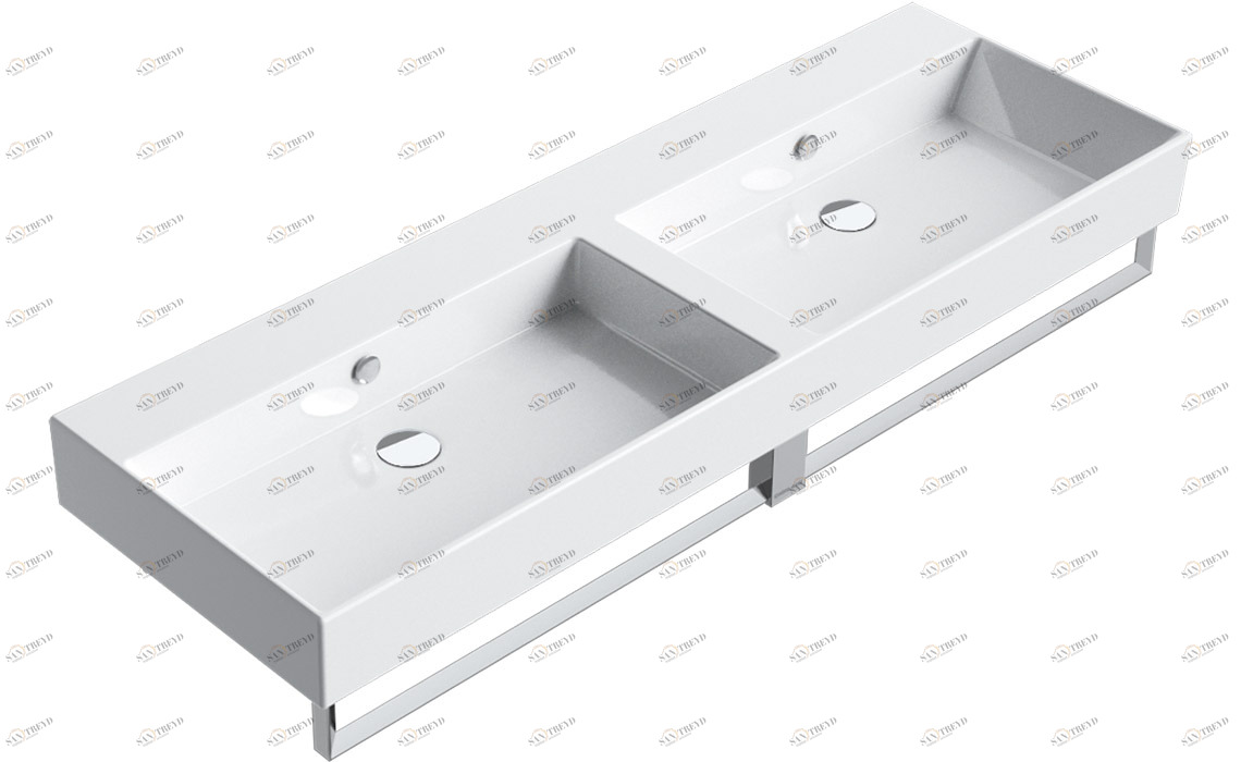 115VP00 Подвесная раковина настенная овальная CERAMICA CATALANO Premium белая