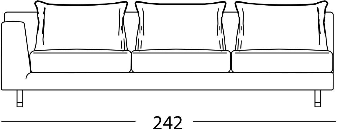 Marac 2-х местный тканевый диван со съемным чехлом sun-id-1432475 - Вид №11