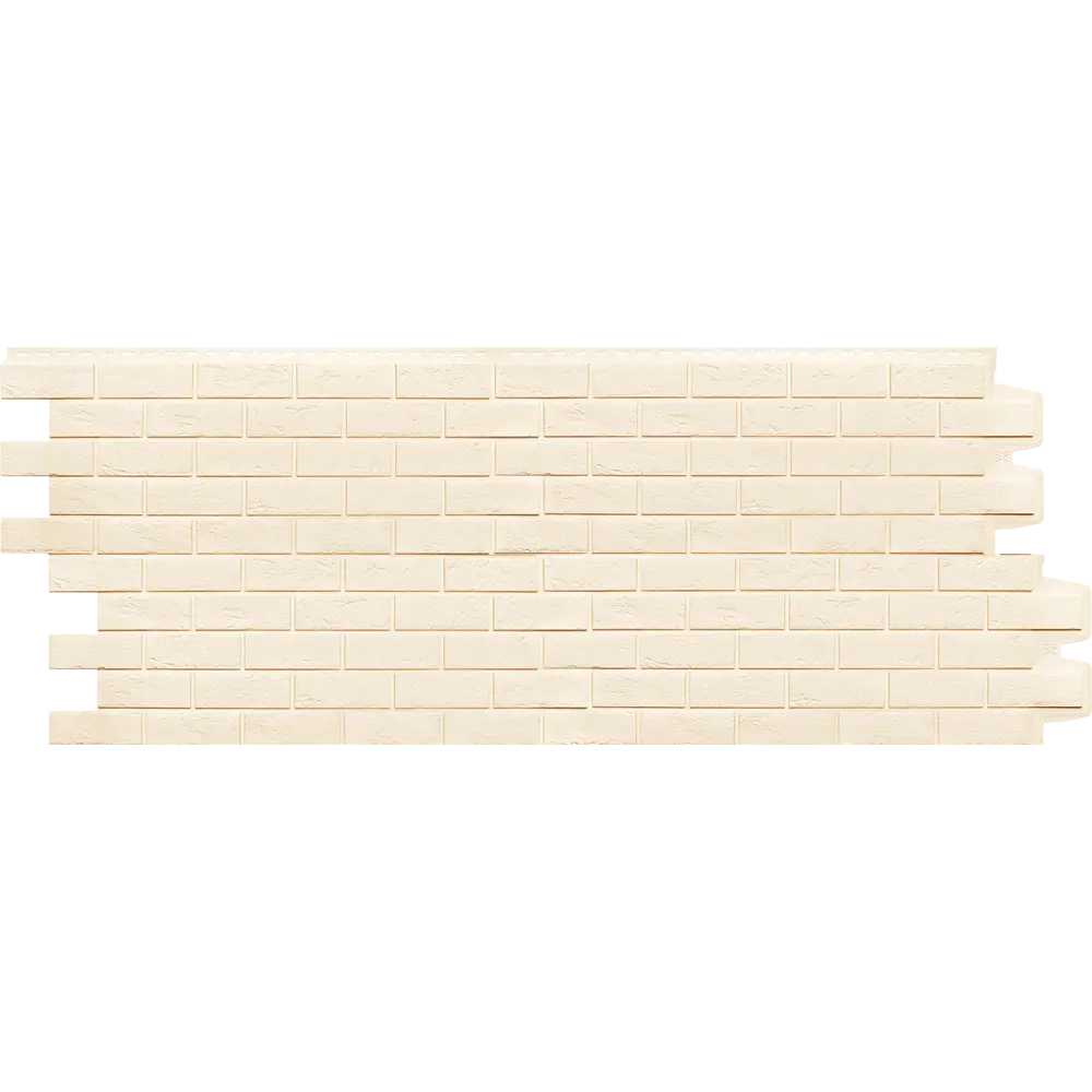 Фасадная панель Grand Line 418x1109 мм кирпич молочный 0.39 м² STLM-2055249 - Вид №1
