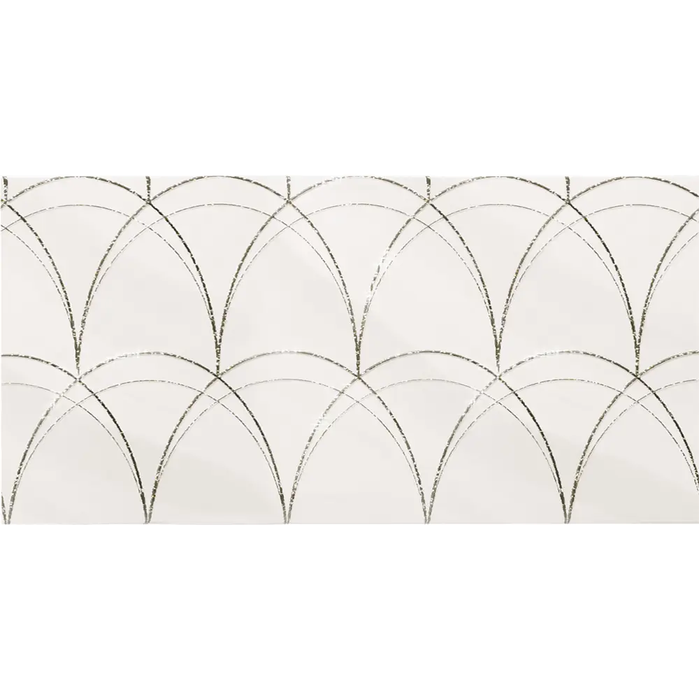 Декор настенный Miracle Scale 24.9x50 см глянцевый цвет белый Santreyd STLM-2101060