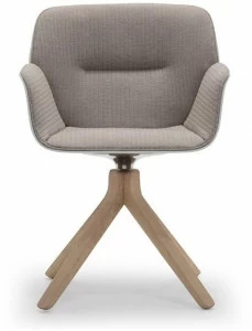 Andreu World Кресло вращающееся с подлокотниками Nuez So2774