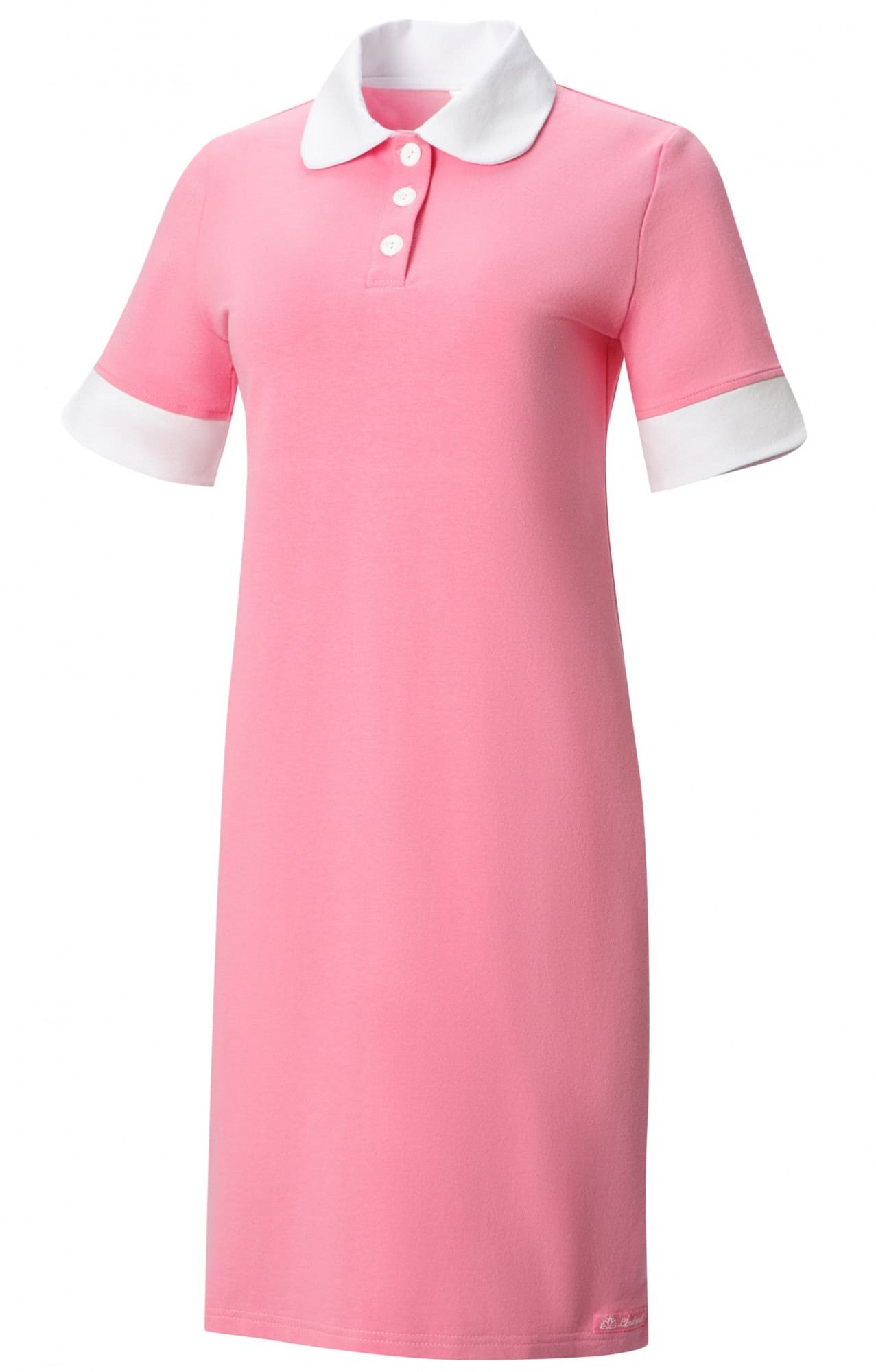 64667 Платье-поло трикотажное цвет PINK (розовый) GRACE  Одежда для обслуживающего персонала  размер 48 (L) 