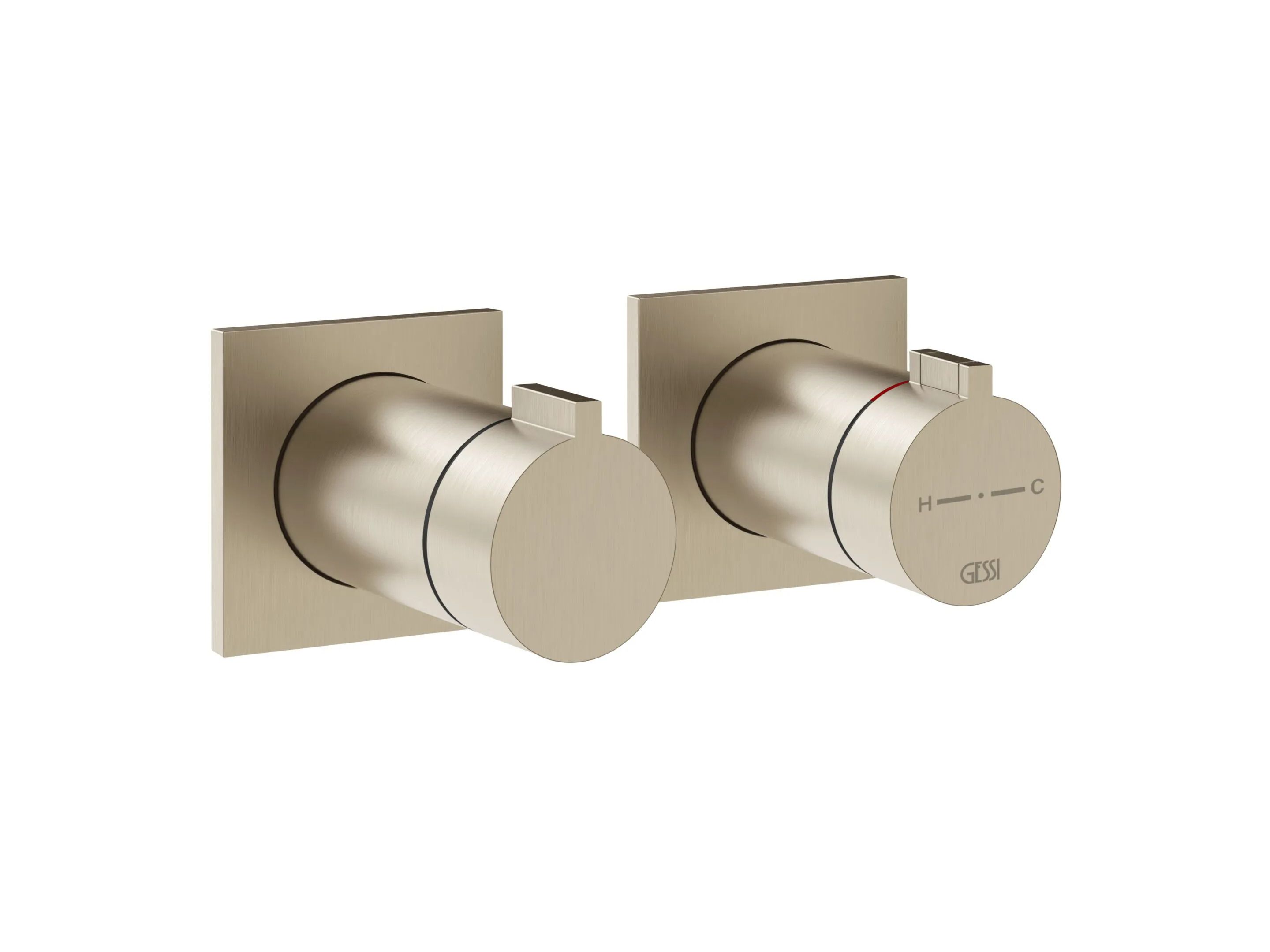 Хром латунь термостатический смеситель для душа Gessi обратный ARCH-00116365 - Вид №1