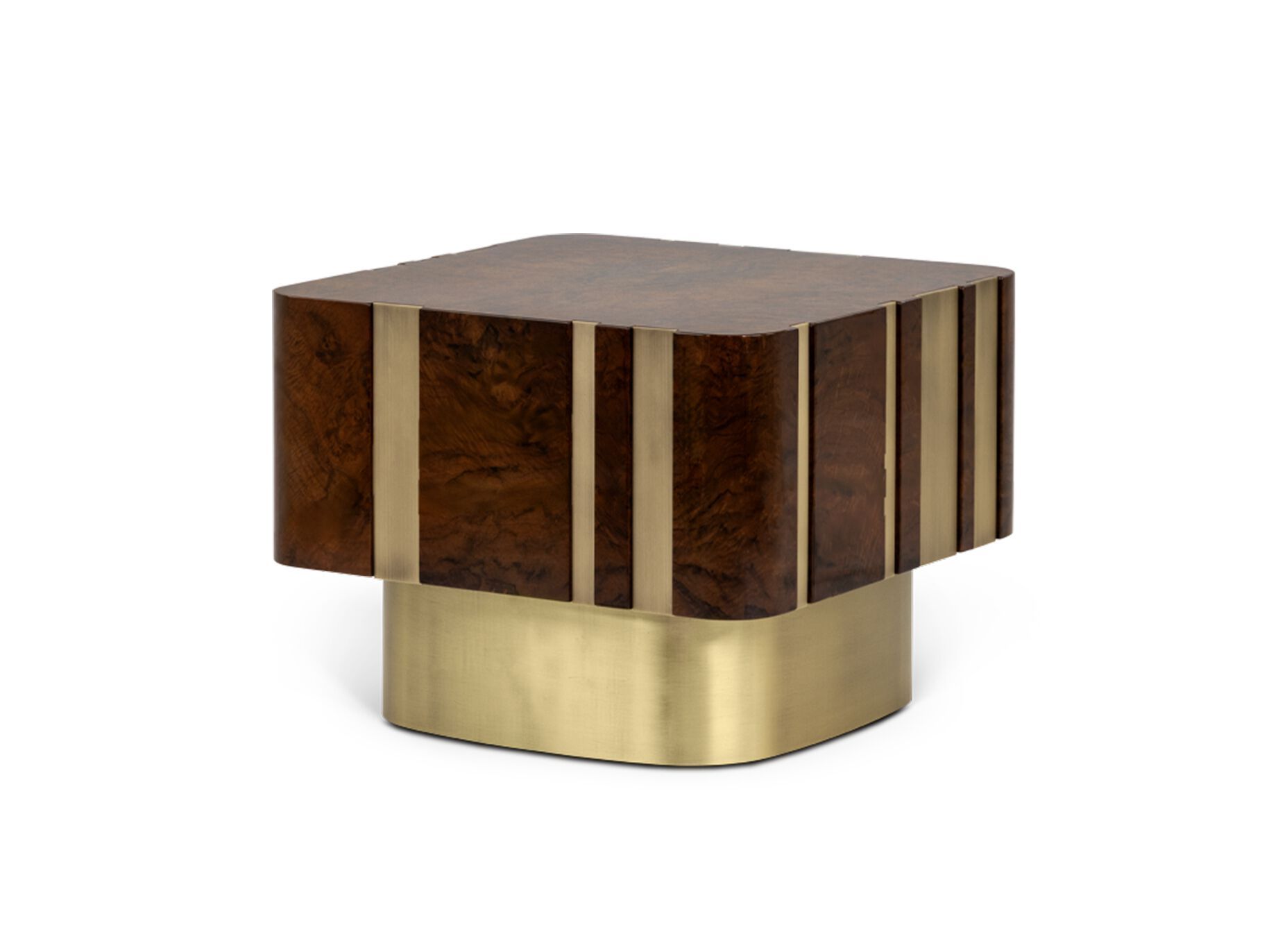 Квадратный журнальный столик из грецкого ореха JOSÉ LEITE DE CASTRO BAMBU ARCH-00040292