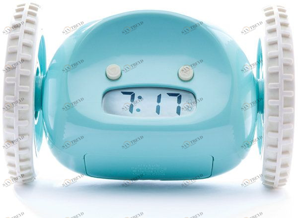 Будильник с сюрпризом Clocky бирюзовый SUCK UK SKCLOCKY2