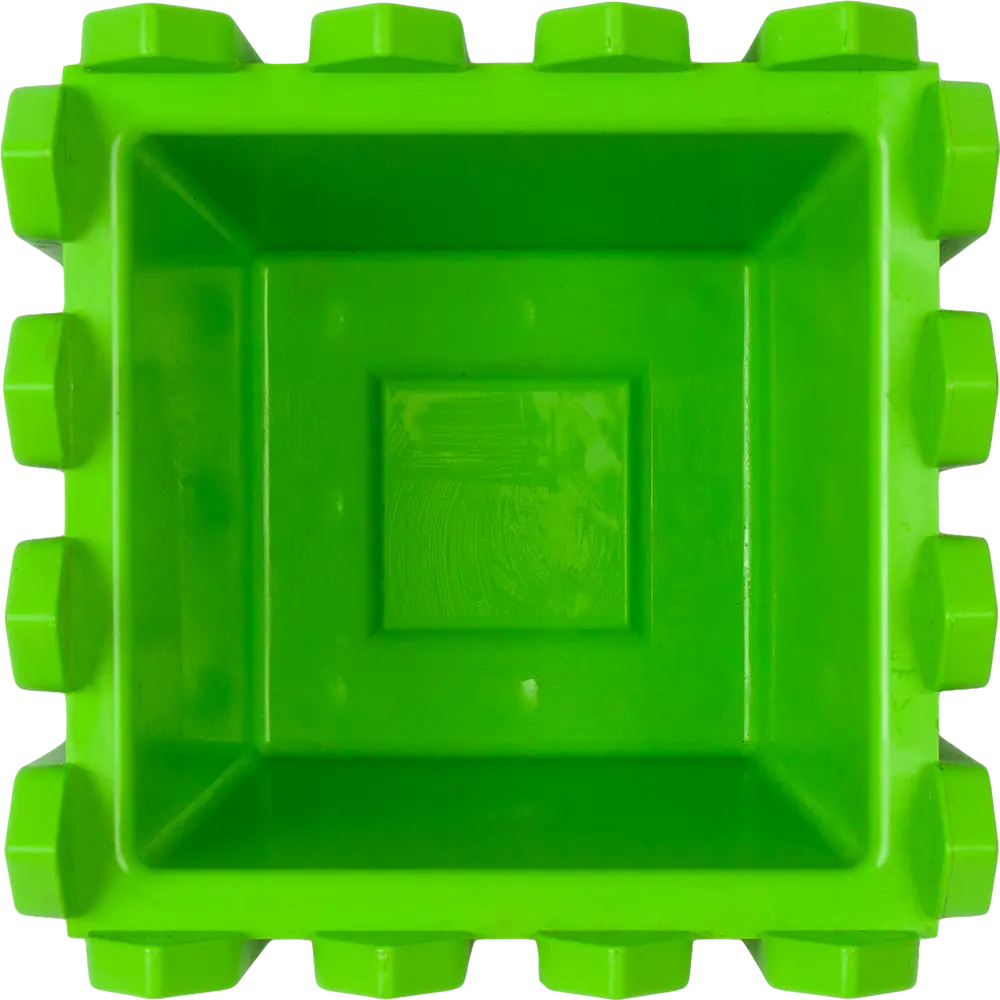 Кашпо для цветов Лардо 19x15x19 см v2.5 л пластик зеленый Santreyd Без серии STLM-2100352 - Вид №1
