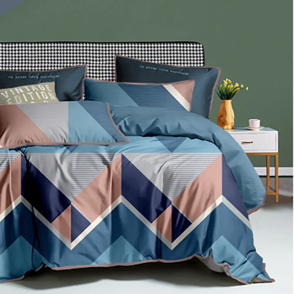 Комплект постельного белья Eclair Прэсто двуспальный сатин разноцветный STLM-2000025