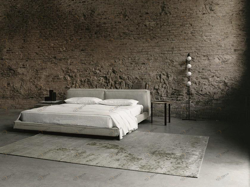 Living Divani Двуспальная кровать из ткани Neowall sun-id-1461111