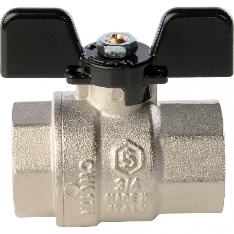 Кран шаровый STOUT ВВ 3/4" полнопроходной, бабочка SVB0002000020 - Вид №1