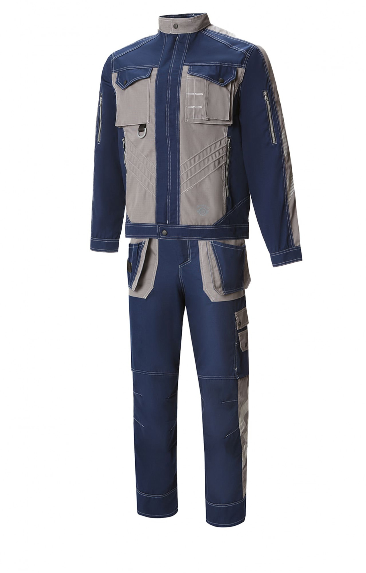 68840 Костюм "Прогресс" темно-синий с серым  Летняя спецодежда  размер 60-62/182-188 