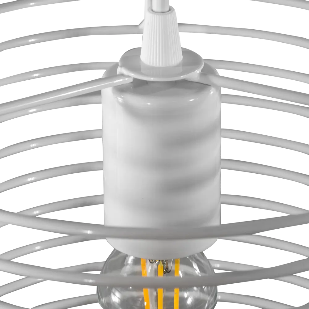 Подвесной светильник Vitaluce Vakero white 1 лампа 3м² Е27 цвет белый глянцевый STLM-2132810 - Вид №6