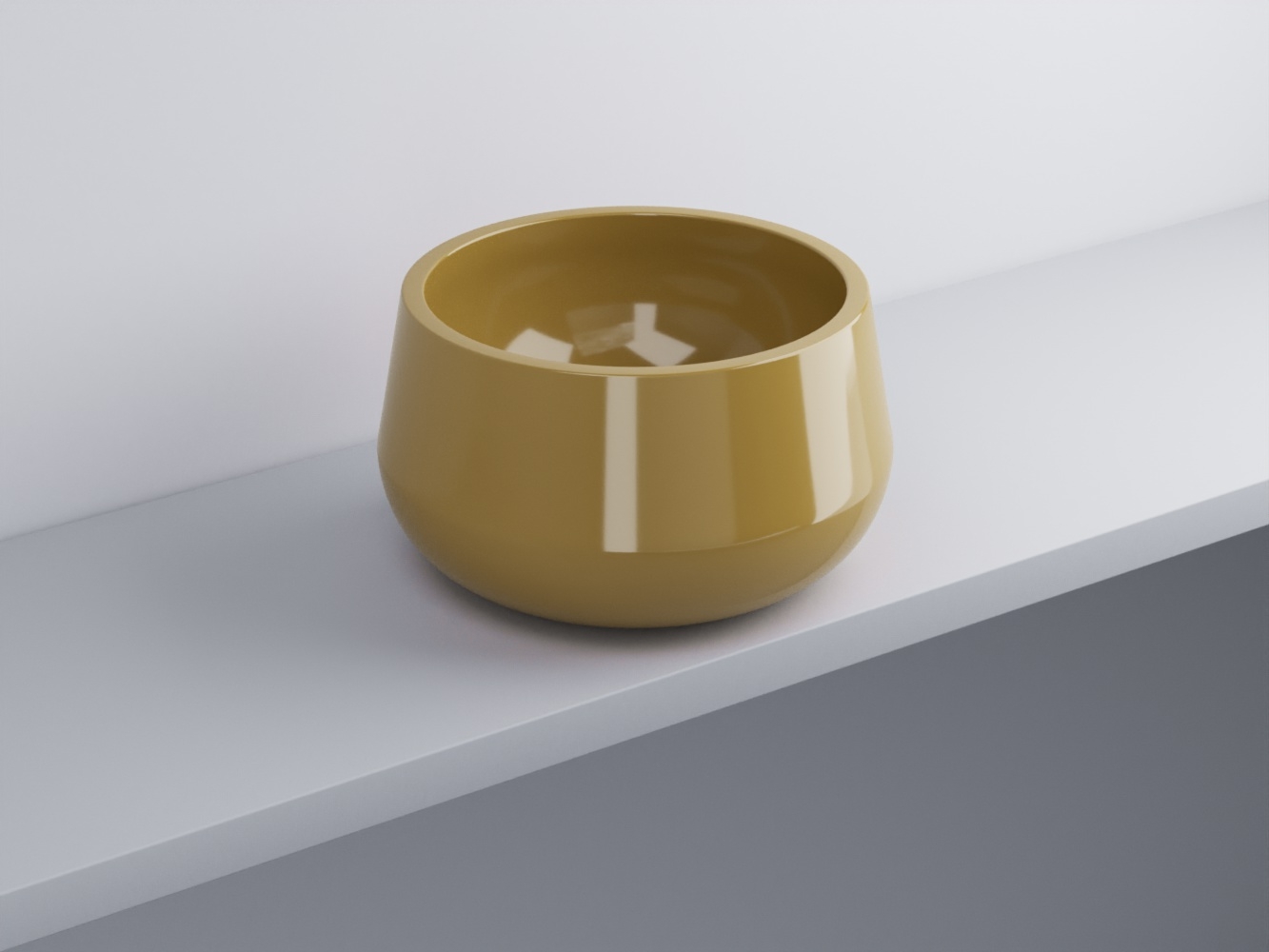 BATA-AM Накладная чаша Tina h26 cielo Le Bacinelle Ceramica Cielo