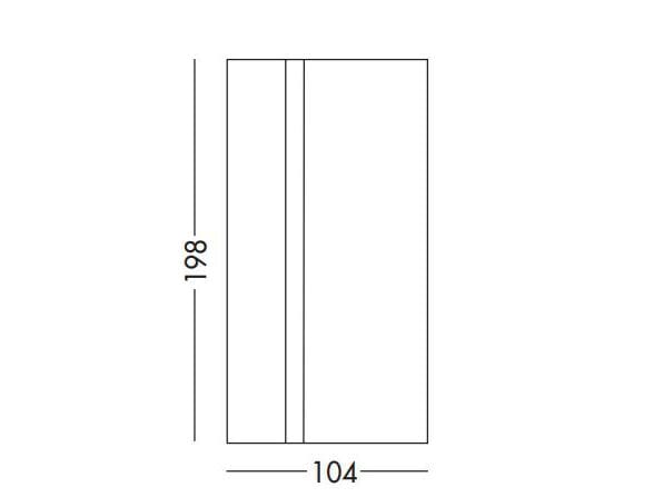 Прямоугольное настенное зеркало EFORMA Let ARCH-00029262 - Вид №2