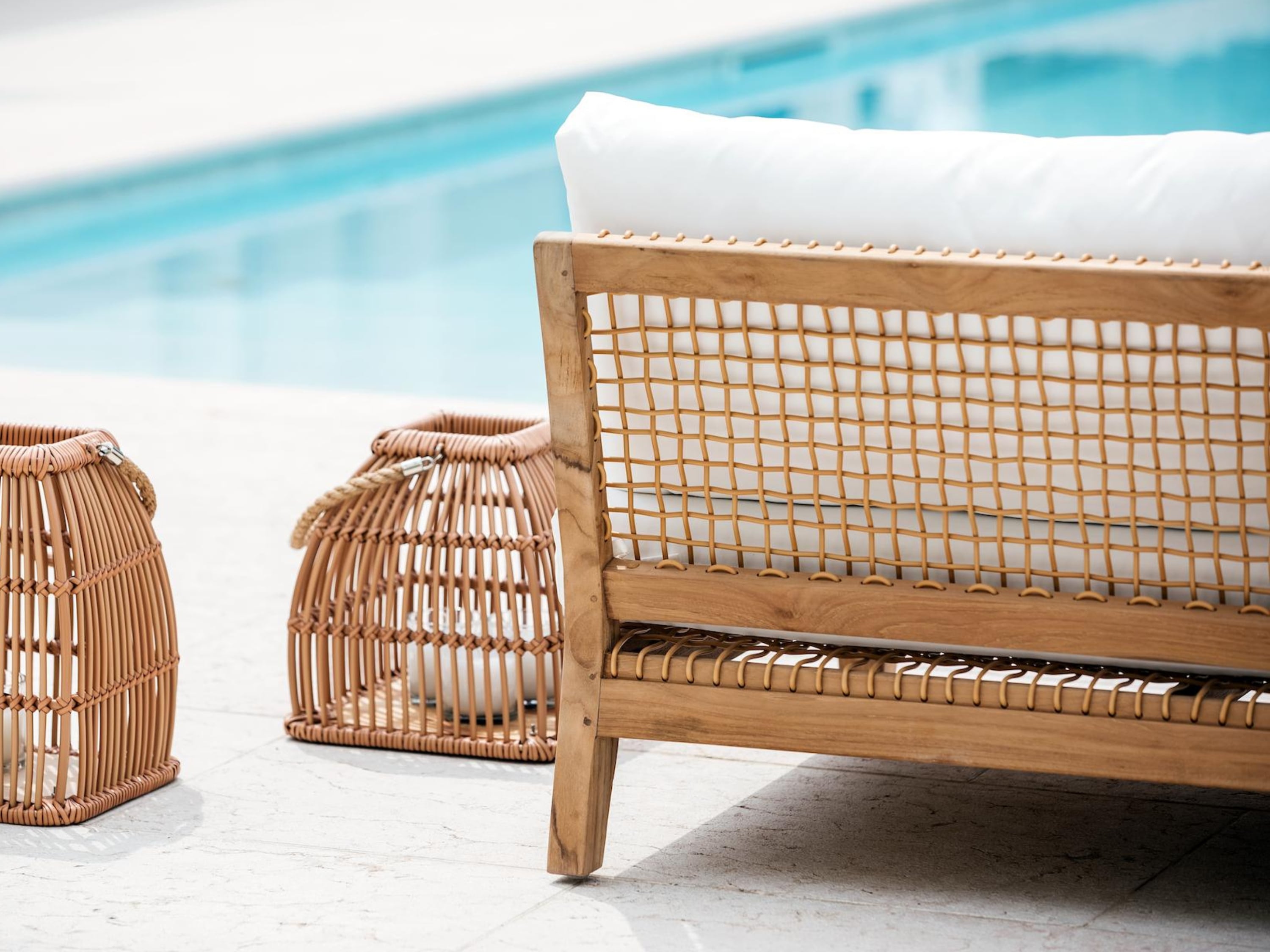 Двойной центральный модуль для секционного дивана из тикового дерева cbdesign Vienna Modular ARCH-00072580 - Вид №2