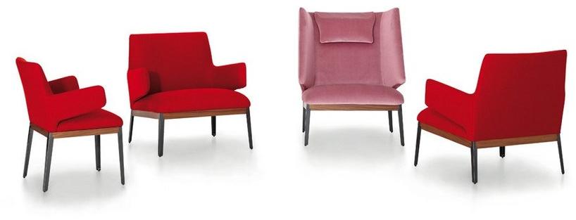 arflex Кресло из ткани с подлокотниками Hug sun-id-1396382 - Вид №2