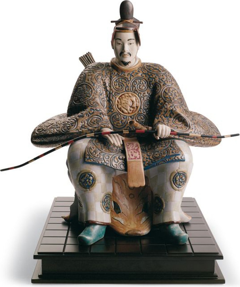 10672318 LLADRO Фигурка Lladro Японский воин I 34x38см, фарфор Фарфор Lladró 