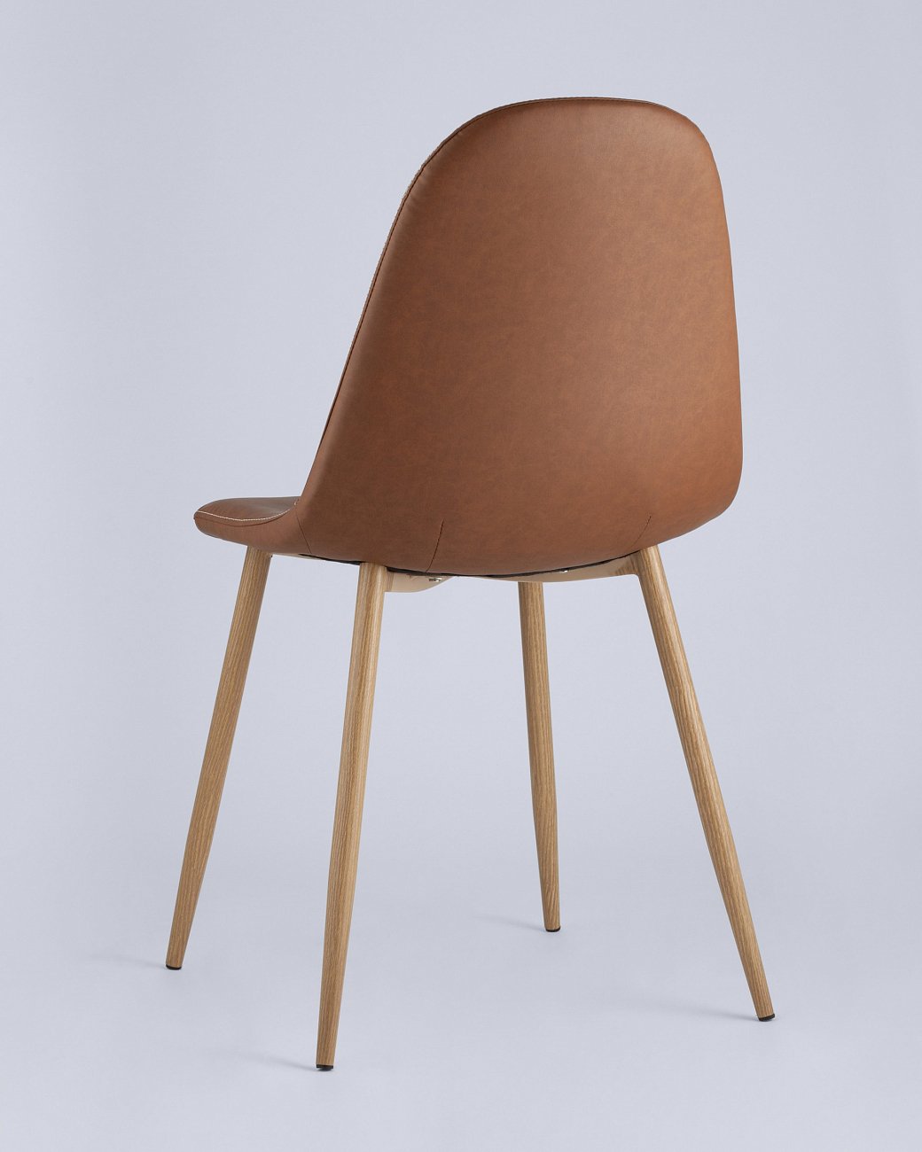 Стул со спинкой коричневый из экокожи "Валенсия" STOOL GROUP ДИЗАЙНЕРСКИЕ, ИНТЕРЬЕРНЫЕ 00-3946144 Коричневый  - Вид №4