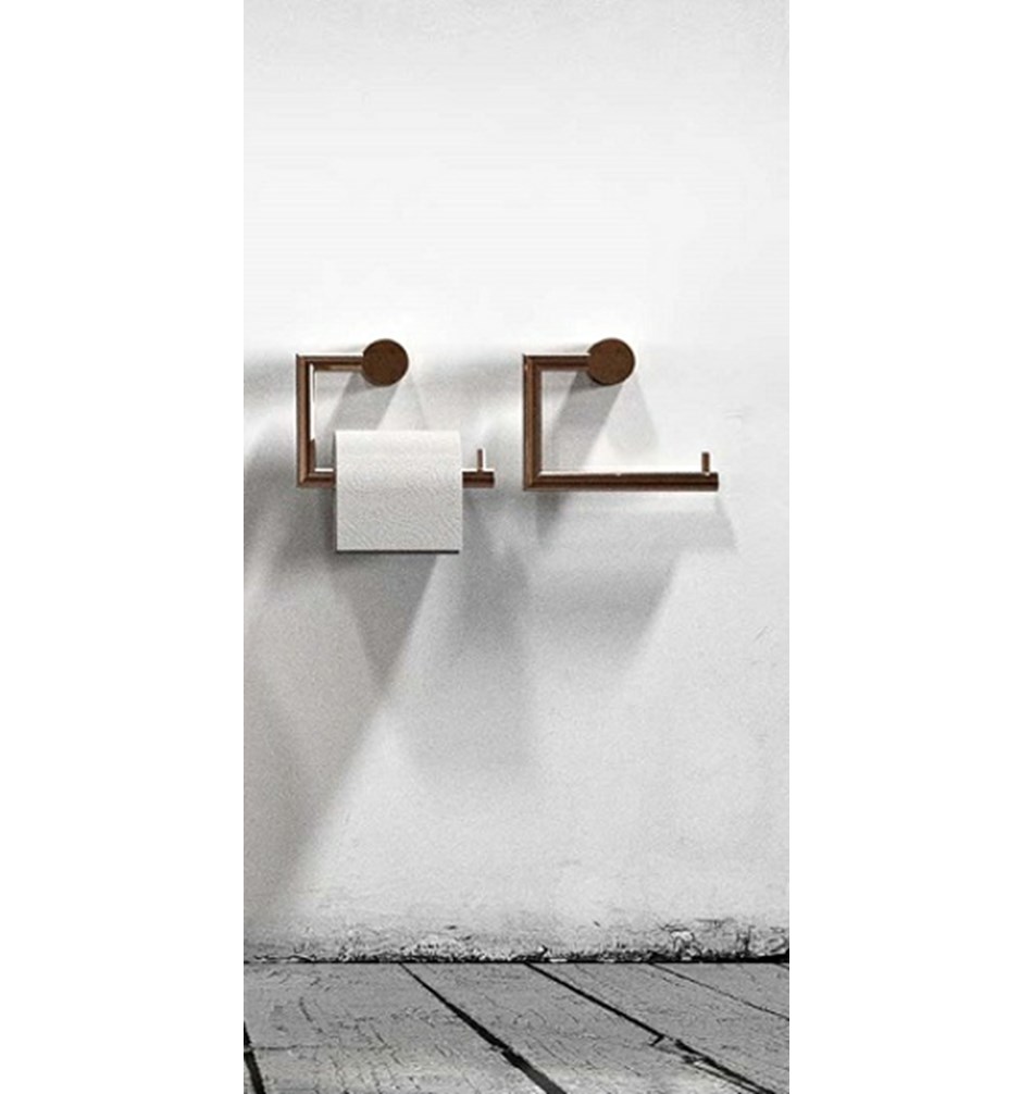 FROST Держатель туалетной бумаги 1 » медь Нержавеющая сталь Медь N1909-C  - Вид №3