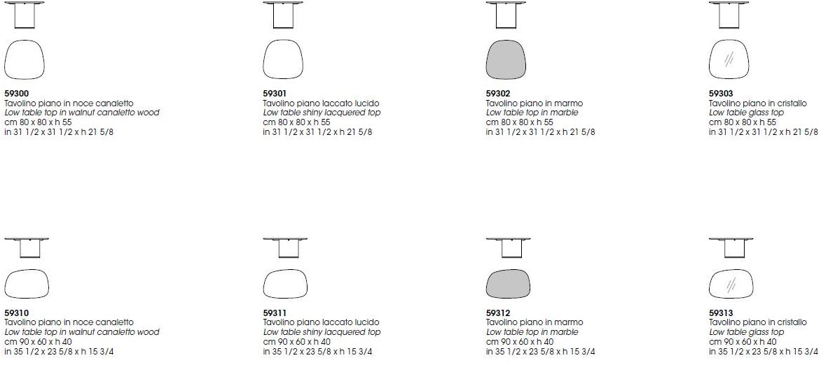 Giorgetti Хрустальный журнальный столик Galet sun-id-1379607 - Вид №3