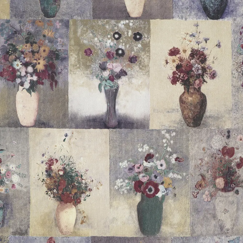 Обои виниловые Elysium Вазочки фиолетовые 0.53 м 32506 STLM-2061512 - Вид №1