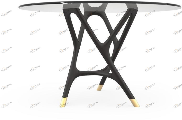 Morelato Круглый стеклянный стол Joyce 5705/f