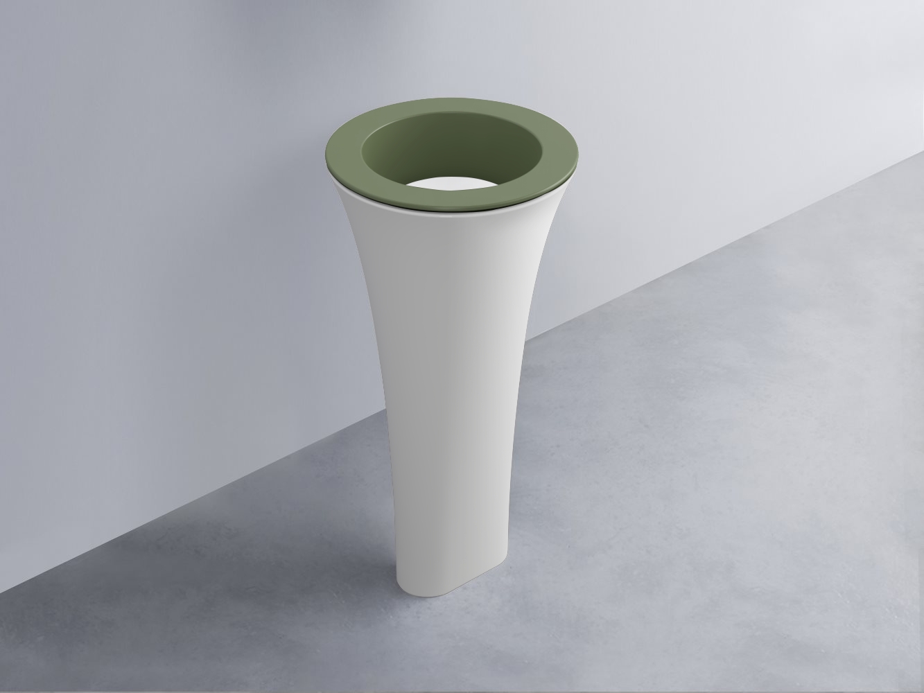 AMLA45-AG+AMPILT-BL+AMCOLT-BL Раковина Amedeo Tondo отдельностоящая cielo Enjoy + Amedeo Ceramica Cielo