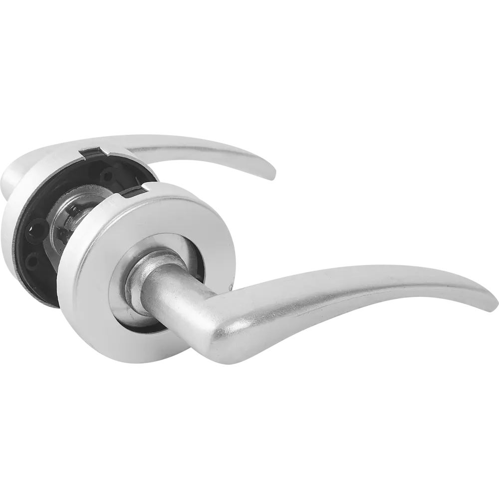 Дверные ручки Punto R.H50.015 без запирания цвет хром STLM-2057620